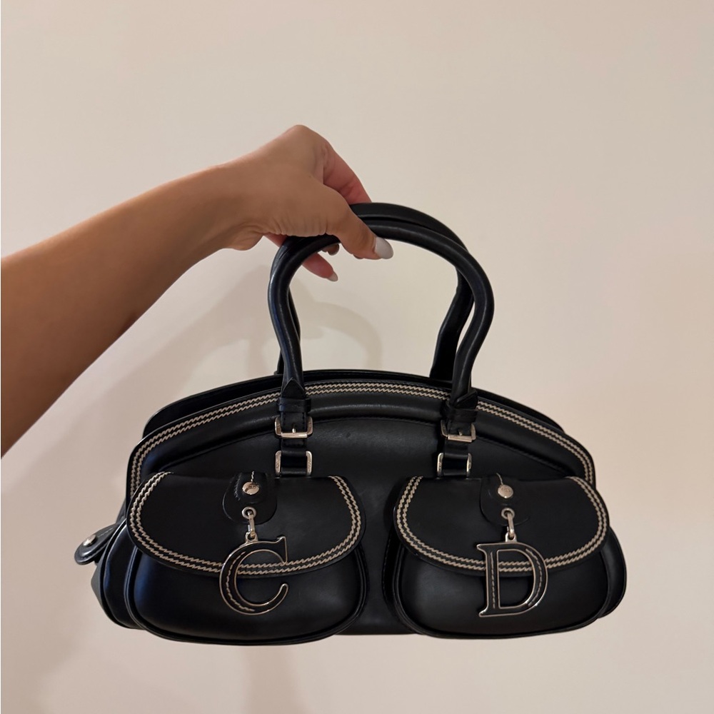 Dior Black vintage doctor rare bag